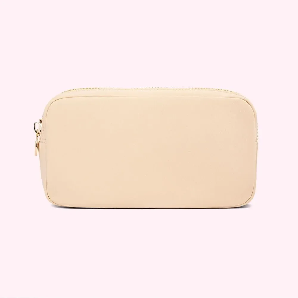 Stoney Clover Lane classic small pouch in color Sand brand new in bag with tags